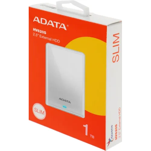 HDD USB 1Tb A-Data USB3.0 HV620S белый (AHV620S-1TU31-CWH)