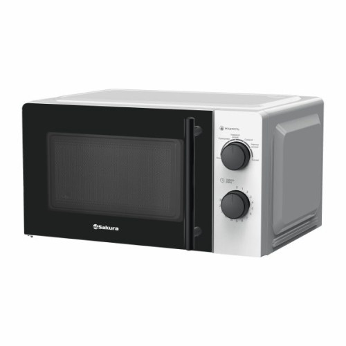 Микроволновая печь SAKURA SA-7050W, 20 л., белая (М)
