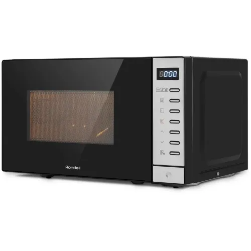 Микроволновая печь RONDELL RDE-MW203, 20 л., гриль, черная/серебро (Э)