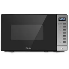 Микроволновая печь RONDELL RDE-MW203, 20 л., гриль, черная/серебро (Э)