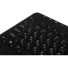 Клавиатура Oklick K257W черный 