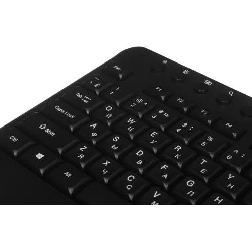 Клавиатура Oklick K257W черный 