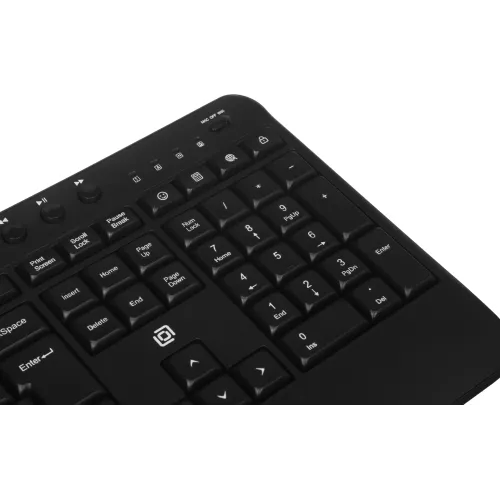 Клавиатура Oklick K257W черный 