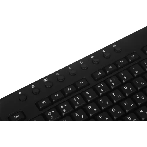 Клавиатура Oklick K257W черный 
