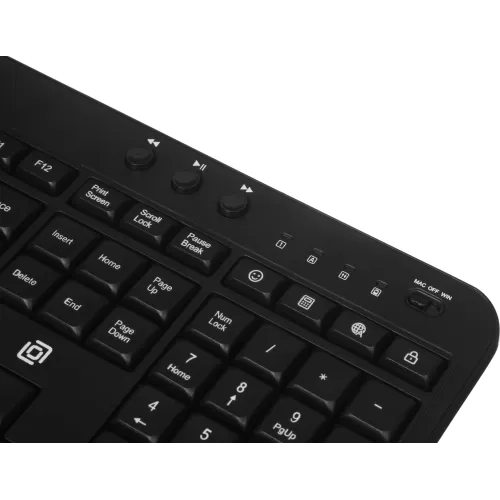Клавиатура Oklick K257W черный 