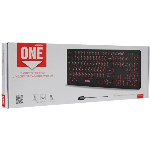 Клавиатура SMARTBUY SBK-328U-K ONE черный
