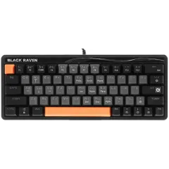 Клавиатура Defender Black Raven GK-417 серый