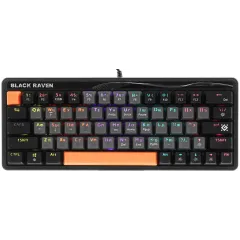 Клавиатура Defender Black Raven GK-417 серый