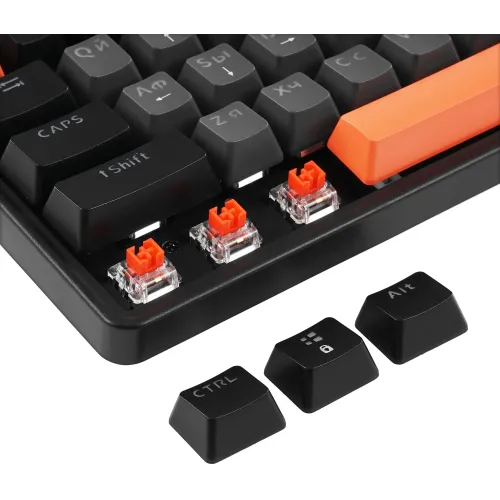 Клавиатура Defender Black Raven GK-417 серый