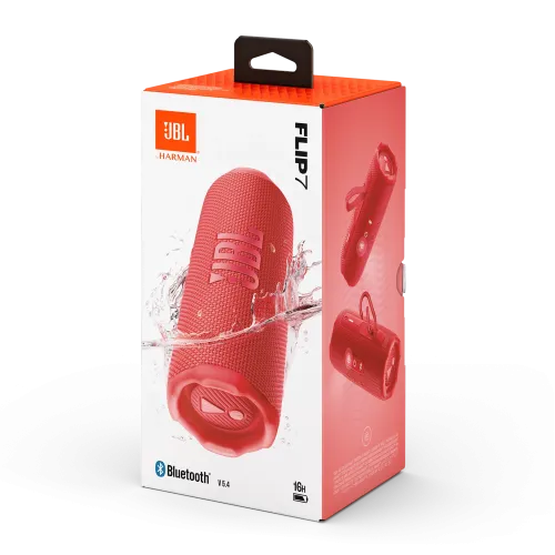 Акустика портативная JBL FLIP 7 красный