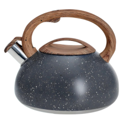 Чайник со свистком ALPENKOK AK-514/1, сер. гранит./дер., 3 л.