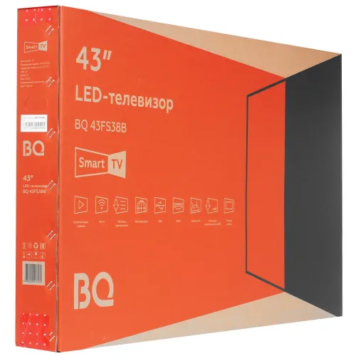 Телевизор 43" BQ 43F38B SMART TV