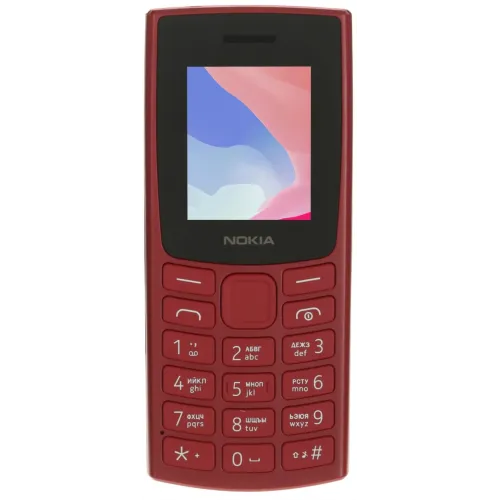 Сотовый телефон Nokia 106 красный