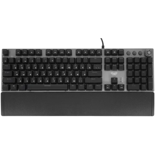 Клавиатура AULA F2058 RK голубой 