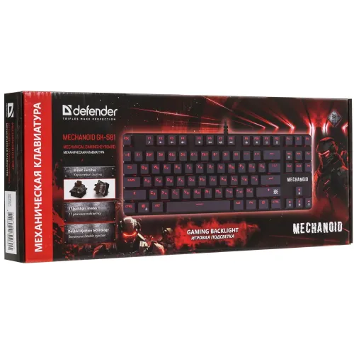 Клавиатура Defender Mechanoid GK-581 мех.