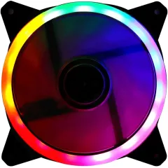 Кулер корпус 120x120x25 Digma DFAN-FRGB3 3-pin 4-pin (Molex)23dB 115gr LED Ret
