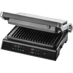 Гриль Weissgauff WCG 150 X digital inox, 3 в 1 черный/серый