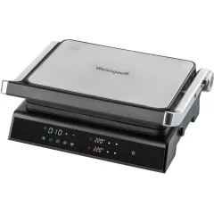Гриль Weissgauff WCG 150 X digital inox, 3 в 1 черный/серый