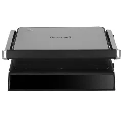 Гриль Weissgauff WCG 150 X digital inox, 3 в 1 черный/серый