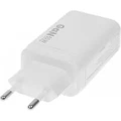СЗУ Borasco 3.0A 65W Borasco USB QC3.0 + USB-C PD двухпортовое белое