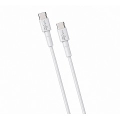 Кабель USB 3.0 Type C - Type C 1 м Vixion VX-21c PRO 3A 60W белый (GS-00036133)