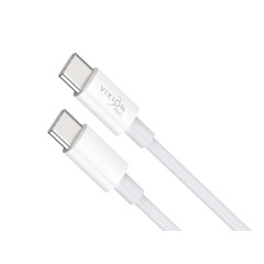 Кабель USB 3.0 Type-C - Type-C 1 м Vixion VX-35c PRO 5A 100W белый (УТ-00000146)