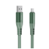 Кабель USB 2.0 A вилка - Type C 1.2 м Olmio 6A 66W PD Shield усиленный темно-зеленый