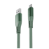 Кабель USB 2.0 A вилка - Type C 1.2 м Olmio 6A 66W PD Shield усиленный темно-зеленый