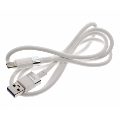 Кабель USB 2.0 A вилка - Type-C 1 м NB-282 6А, QC, белый