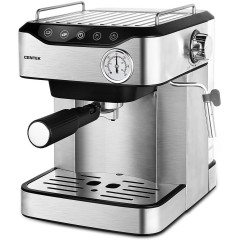 Кофеварка рожковая CENTEK CT-1166 серебристая