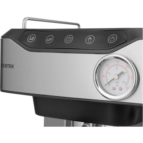 Кофеварка рожковая CENTEK CT-1166 серебристая