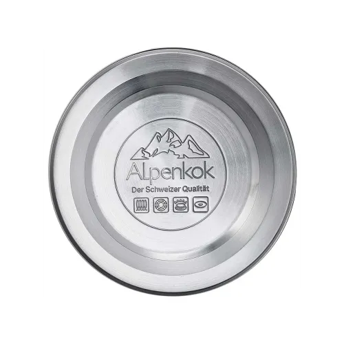 Чайник со свистком ALPENKOK AK-533, беж. гранит/дер.руч, 3 л.
