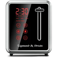 Тостер Zigmund&Shtain ST-100 черный/нерж