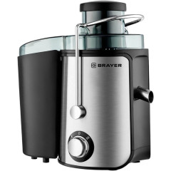 Соковыжималка центробежная BRAYER BR1711 стальной/черный