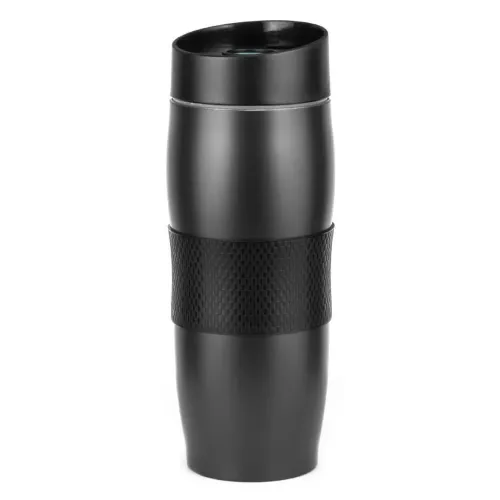 Термокружка LARA LR04-24, двойные стенки, 380 мл, черный