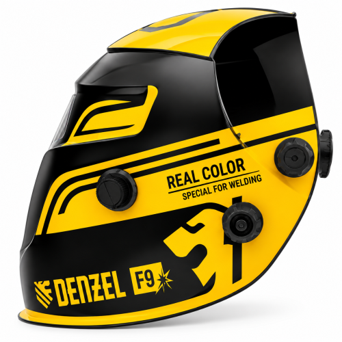 Щиток сварщика DENZEL F9 Real Color (89718)