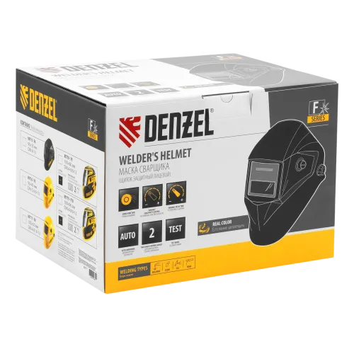 Щиток сварщика DENZEL F8 Real Color (89717)