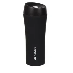 Термокружка DANIKS, нерж., 450 мл., черная (SL-NT015-soft-black)(430662)