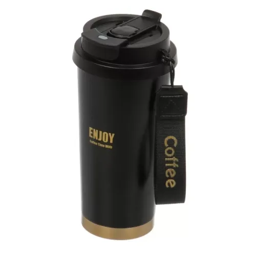 Термокружка СПЕКТР Enjoy, нерж., 500 мл., черная (Y4-9311)(502241)