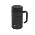 Термокружка DANIKS, нерж./пласт., 400 мл., ручка, черная (XYG-003-black)(459433)