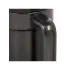 Термокружка DANIKS, нерж./пласт., 400 мл., ручка, черная (XYG-003-black)(459433)