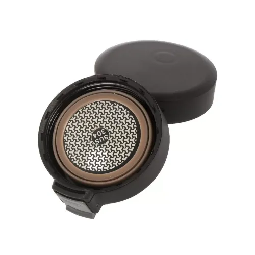 Термокружка DANIKS, нерж./пласт., 430 мл., серый/черная (JS-002-black-grey)(459430)