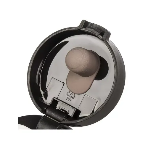 Термокружка DANIKS, нерж./пласт., 430 мл., серый/черная (JS-002-black-grey)(459430)