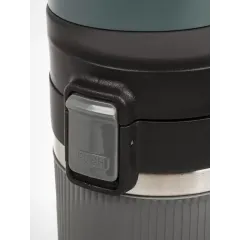 Термокружка DANIKS, нерж./пласт., 430 мл., серый/черная (JS-002-black-grey)(459430)