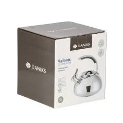 Чайник со свистком Daniks GS-04590 Expert, индукция, нерж., 3 л.(480194)