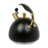 Чайник со свистком Daniks WT-T1054-BLK Carezza, индукция, черн../золот., 3 л.(516957)