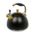 Чайник со свистком Daniks WT-T1054-BLK Carezza, индукция, черн../золот., 3 л.(516957)