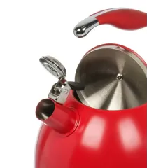 Чайник со свистком Daniks WT-T1054-RED Carezza, индукция, красный, 3 л.(516956)