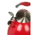 Чайник со свистком Daniks WT-T1054-RED Carezza, индукция, красный, 3 л.(516956)