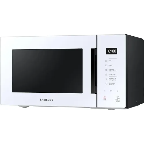 Микроволновая печь SAMSUNG MG-23T5018AW/BW, гриль, 23 л., белая (С)